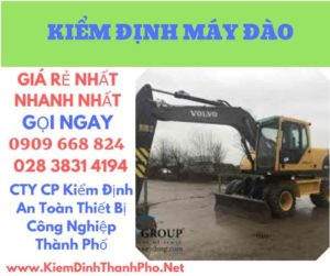 hình ảnh kiểm định máy đào