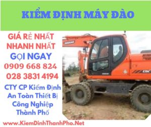 hình ảnh kiểm định máy đào