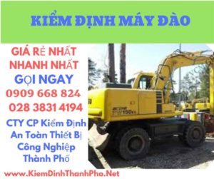 hình ảnh kiểm định máy đào