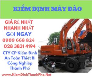 hình ảnh kiểm định máy đào