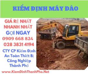 hình ảnh kiểm định máy đào