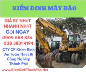 hình ảnh kiểm định máy đào