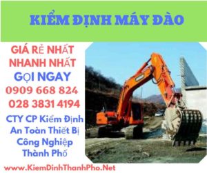 hình ảnh kiểm định máy đào