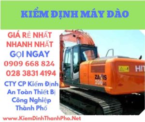 hình ảnh kiểm định máy đào