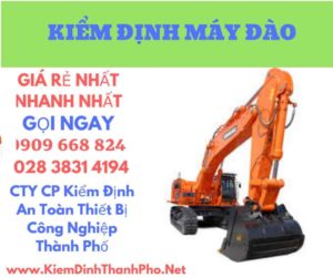 hình ảnh kiểm định máy đào