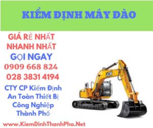 hình ảnh kiểm định máy đào