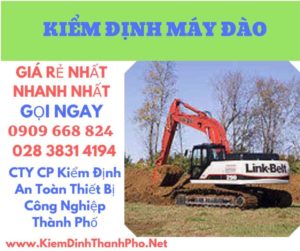 hình ảnh kiểm định máy đào