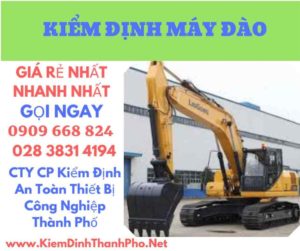 hình ảnh kiểm định máy đào