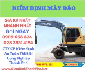 hình ảnh kiểm định máy đào