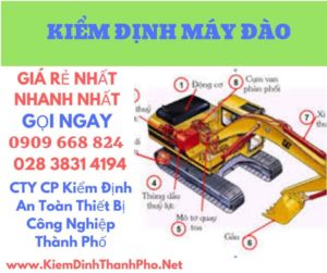 hình ảnh kiểm định máy đào