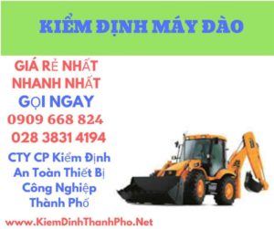 hình ảnh kiểm định máy đào