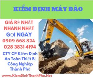 hình ảnh kiểm định máy đào