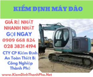 hình ảnh kiểm định máy đào