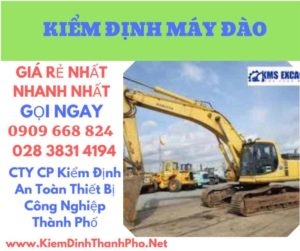 hình ảnh kiểm định máy đào