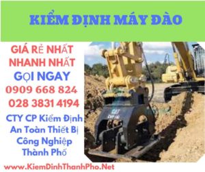 hình ảnh kiểm định máy đào