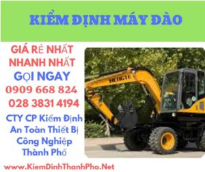 hình ảnh kiểm định máy đào