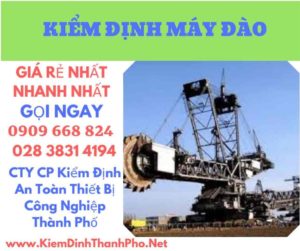 hình ảnh kiểm định máy đào