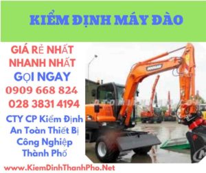 hình ảnh kiểm định máy đào