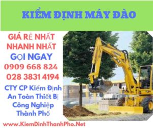 hình ảnh kiểm định máy đào