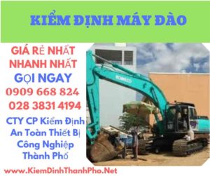 hình ảnh kiểm định máy đào