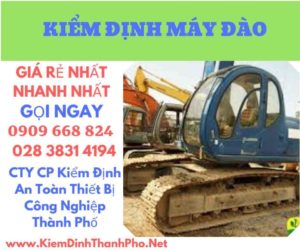 hình ảnh kiểm định máy đào