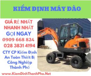 hình ảnh kiểm định máy đào