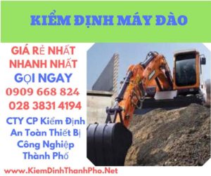 hình ảnh kiểm định máy đào