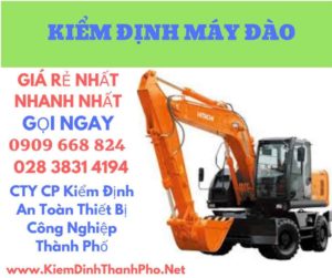 hình ảnh kiểm định máy đào