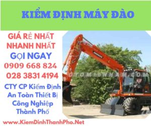 hình ảnh kiểm định máy đào