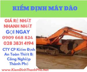 hình ảnh kiểm định máy đào