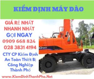 hình ảnh kiểm định máy đào