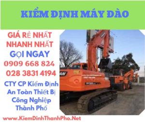 hình ảnh kiểm định máy đào