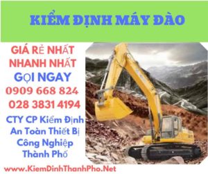 hình ảnh kiểm định máy đào