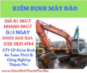 hình ảnh kiểm định máy đào