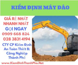 hình ảnh kiểm định máy đào