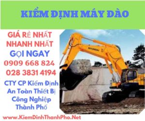 hình ảnh kiểm định máy đào