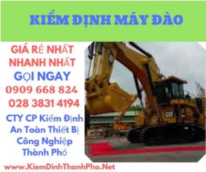 hình ảnh kiểm định máy đào