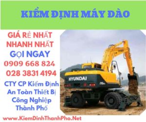 hình ảnh kiểm định máy đào