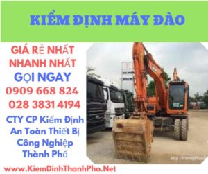 hình ảnh kiểm định máy đào