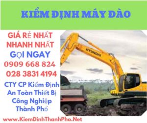 hình ảnh kiểm định máy đào