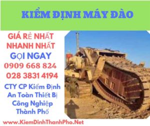 hình ảnh kiểm định máy đào