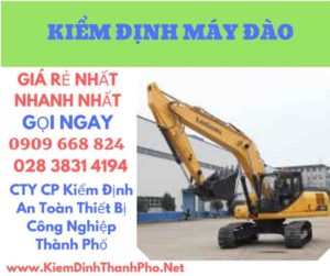 hình ảnh kiểm định máy đào