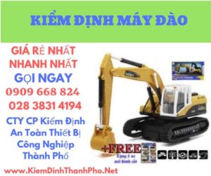 hình ảnh kiểm định máy đào