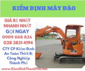 hình ảnh kiểm định máy đào