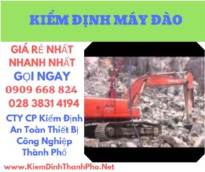 hình ảnh kiểm định máy đào