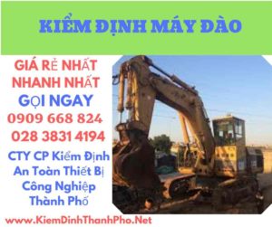 hình ảnh kiểm định máy đào