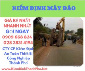 hình ảnh kiểm định máy đào