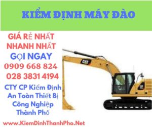 hình ảnh kiểm định máy đào