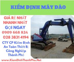 hình ảnh kiểm định máy đào