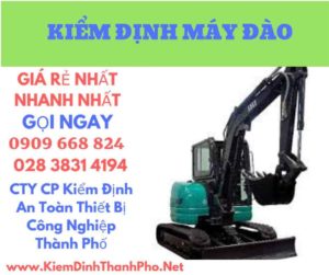 hình ảnh kiểm định máy đào